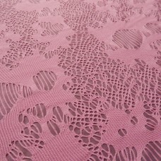 Ткань Гипюр стрейч (розовый)